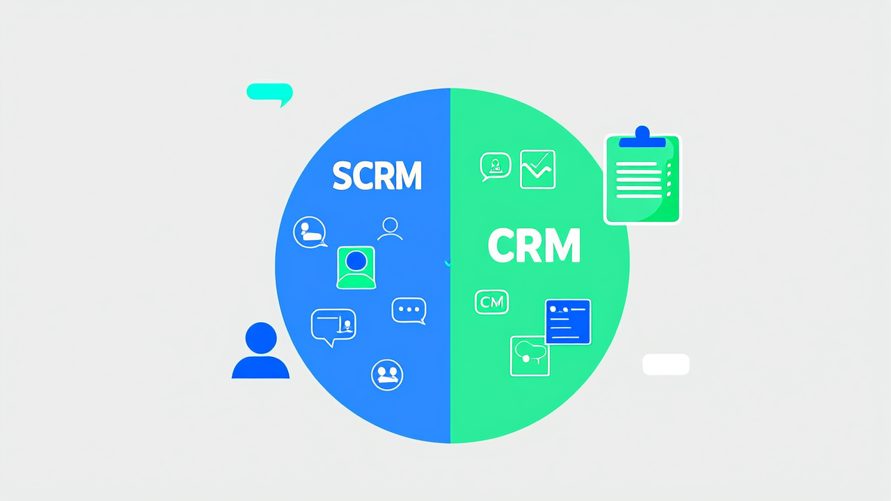 SCRM和CRM区别:如何选择适合企业的客户管理工具 SCRM和CRM区别:如何选择适合企业的客户管理工具